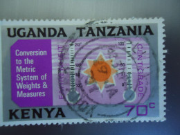 KENYA UGANDA  TANZANIA USED  STAMPS  ANNIVERSARIES   WITH POSTMARK - Kenya, Ouganda & Tanzanie