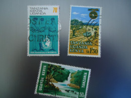 KENYA UGANDA  TANZANIA USED  STAMPS  ANNIVERSARIES  3 - Kenya, Uganda & Tanzania