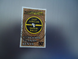 KENYA UGANDA  TANZANIA USED  STAMPS  RALLY SAFARI TIGER - Kenya, Ouganda & Tanzanie