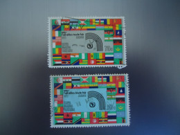 KENYA UGANDA  TANZANIA USED  STAMPS 2 FLAGS - Kenya, Uganda & Tanzania