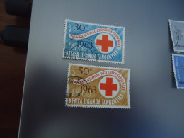 KENYA UGANDA  TANZANIA USED  STAMPS 2 RED CROSS - Kenya, Ouganda & Tanzanie