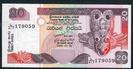 SRI LANKA P109e 20 RUPEES 2006 #L/417  Signature 12 UNC. - Sri Lanka