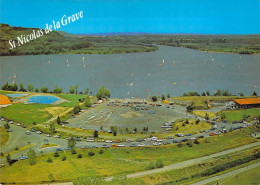 82 - Saint Nicolas De La Grave - Vue Panoramique Aérienne Sur La Base Nautique - Le Plan D'eau Du Tarn Et De La Garonne - Saint Nicolas De La Grave