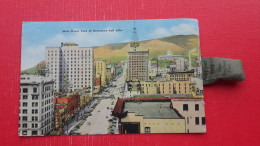 Main Street View Of Downtown Salt Lake+Copper Ore From Bingham Utah - Salt Lake City