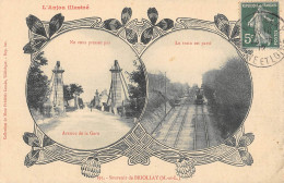 CPA 49 SOUVENIR DE BRIOLLAY / TRAIN - Andere & Zonder Classificatie