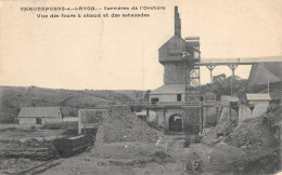 CPA 49 CHAUDEFONDS SUR LAYON CARRIERES DE L'ORCHERE VUE DES FOURS A CHAUX ET DES ESTACADES / Cpa Rare - Andere & Zonder Classificatie