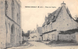 CPA 49 TREVES CUNAULT PLACE DE L'EGLISE - Autres & Non Classés