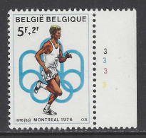 Belgique COB 1801 ** (MNH) - Planche 3 - 1971-1980