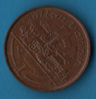 ISLE OF MAN  1 PENNY 1989 KM# 207 Elizabeth II - Île De  Man