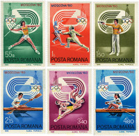 62007 MNH RUMANIA 1980 22 JUEGOS OLIMPICOS VERANO MOSCU 1980 - Lucha