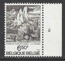 Belgique COB 1830 ** (MNH) - Planche 2 (1) - 1971-1980