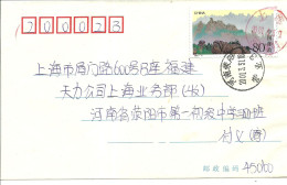 China > 1949 - ... Volksrepubliek > 2000-2009  Brief Uit 2001 Met 1 Postzegel (10651) - Cartas & Documentos