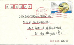 China > 1949 - ... Volksrepubliek > 2000-2009  Brief Uit 2001 Met 1 Postzegel (10652) - Briefe U. Dokumente