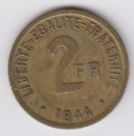 FRANCE  - 2 Fr  1944 - 2 Francs