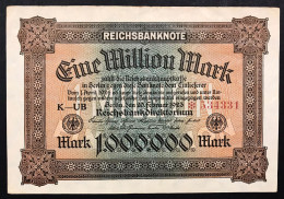 GERMANIA ALEMANIA GERMANY Reichsbanknote 1 Milione Di Marchi 1923  LOTTO 3818 - Amministrazione Del Debito