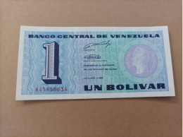 Billete De Venezuela De 1 Bolivar 1989, Serie A, UNC - Venezuela