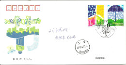 China > 1949 - ... Volksrepubliek > 2010-2019 Brief Uit 2010 Met 2 Postzegels (10668) - Cartas & Documentos