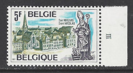 Belgique COB 1873 ** (MNH) - Planche III - 1971-1980