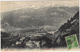 Suisse - Grisons - Chur - Chur Gegen Calanda - Ambulant - Griffe Chur - Carte Postale Pour Dijon (France) - 1910 - Coire