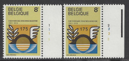 Belgique - 1978 - COB 1889 ** (MNH) - Planches 1 Et 2, Série Complète - 1971-1980