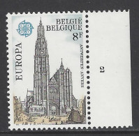 Belgique COB 1891 ** (MNH) - Planche 2 - 1971-1980