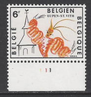 Belgique COB 1910 ** (MNH) - Planche 1 - 1971-1980