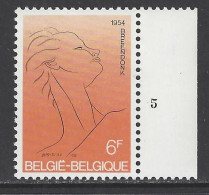 Belgique COB 1928 ** (MNH) - Planche 5 - 1971-1980