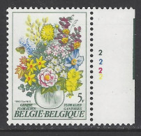 Belgique COB 1966** (MNH) - Planche 2 (2) - 1971-1980