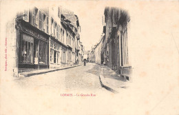 58-LORMES- LA GRANDE RUE - Lormes