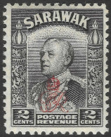 Sarawak. 1947 Crown Colony. GR Cypher Overprint. 2c MH. SG 151 - Sarawak (...-1963)