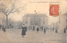 CPA 47 CASTILLONNES LA PLACE SAINT ROCH - Sonstige & Ohne Zuordnung