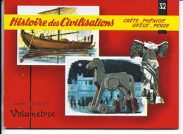 Fiches Didactiques Livret Educatif VOLUMETRIX N°32  Histoire Des Civilisations Crète Phénicie Grèce Perse - Fiches Didactiques