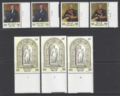 Belgique COB 2001 à 2003 ** (MNH) - Planches 1 Et 2 Et 2003, PL I à III, Série Complète - 1971-1980