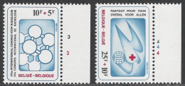 Belgique - 1981 - COB 2004 Et 2005 ** (MNH) - Numéros De Planche - 1971-1980