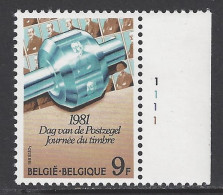 Belgique COB 2008 ** (MNH) - Planche 1 (2) - 1971-1980