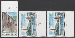 Belgique - 1981 - COB 2011 Et 2012 ** (MNH) - Numéros De Planche - 1971-1980