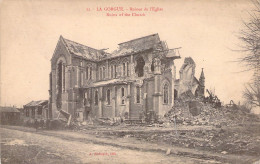 FRANCE - 59 - LA GORGUE - Ruines De L'église - Carte Postale Ancienne - Sonstige & Ohne Zuordnung