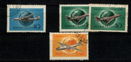 Rusia (aéreo) Nº 106/7 Y 110. Año 1958 - Gebraucht