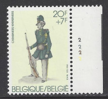 Belgique COB 2032 ** (MNH) - Planche 2 - 1971-1980
