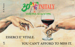 ITALY - MAGNETIC CARD - TELECOM - PRIVATE RESE PUBBLICHE - 288 - 30° VINITALY 96 - PAINTING - MINT - Private TK - Reprints