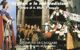 ITALY - MAGNETIC CARD - TELECOM - PRIVATE RESE PUBBLICHE - 302 - COMUNE DI CAGLIARI - SAGRA DI S. EFISIO - MINT - Privadas Reediciones