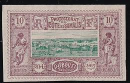 Côte Des Somalis N°10 - Neuf Sans Gomme - TB - Unused Stamps