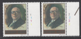 Belgique - 1982 - COB 2047 ** (MNH) - Planches 1 Et 2, Série Complète - 1971-1980