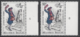 Belgique COB 2052 ** (MNH) - Planche 2 - 1971-1980