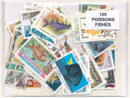 Offer   Lot Stamp - Paqueteria -   100 Sellos Diferentes Peces  (Mixed Conditi - Vrac (max 999 Timbres)