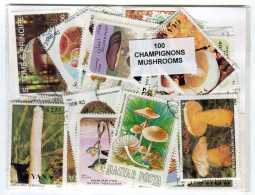 Offer   Lot Stamp - Paqueteria -   100 Sellos Diferentes Setas  (Mixed Conditi - Vrac (max 999 Timbres)