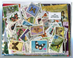 Offer   Lot Stamp - Paqueteria -   500 Diferentes Mariposas E Insectos  (Mixed - Vrac (max 999 Timbres)