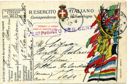 Franchigia, 1918 Posta Militare, 4° Divisione, 4° Sezione Di Sanità, Jesi, Ancona - Franchise