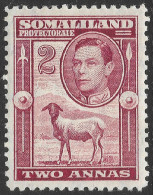 Somaliland Protectorate. 1938 KGVI. 2a MH. SG 95 - Somaliland (Protectoraat ...-1959)