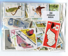 Offer   Lot Stamp - Paqueteria -   200 Sellos Diferentes Pajaros  (Mixed Condi - Vrac (max 999 Timbres)